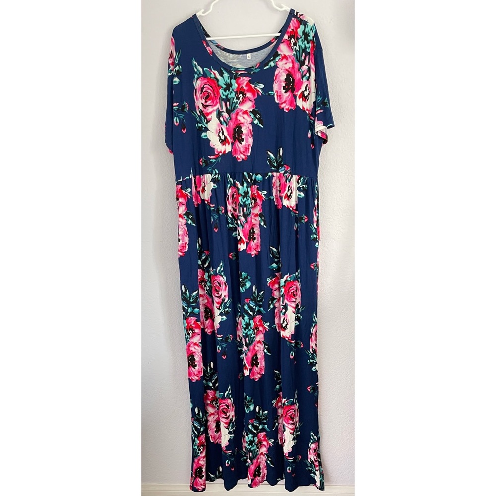4x Short sleeve maxi dress